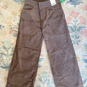 Gap Highstride Corduroy Brown Pants NWT